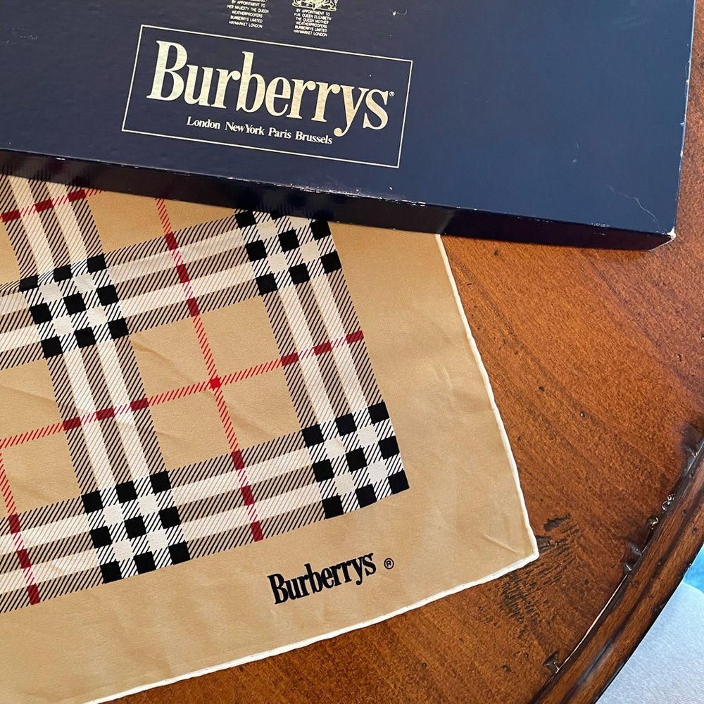 Burberry silk scarf
